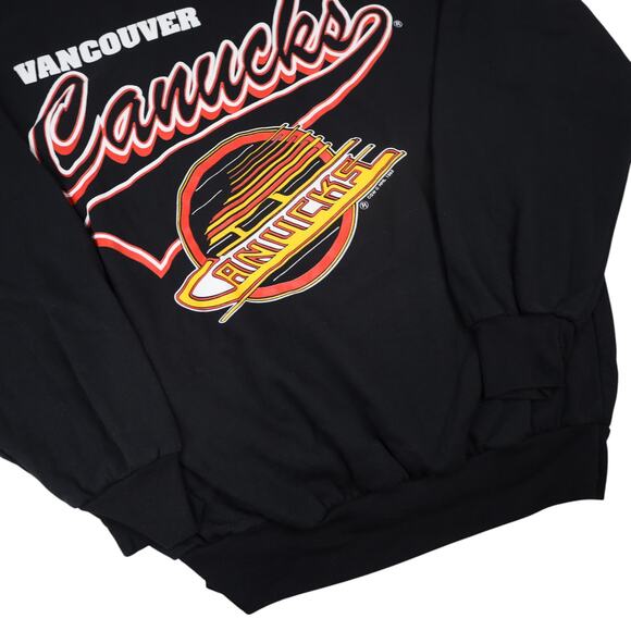 Vintage 90s Vancouver Canucks Hockey Graphic Sweatshirt - Picture 3 of 8